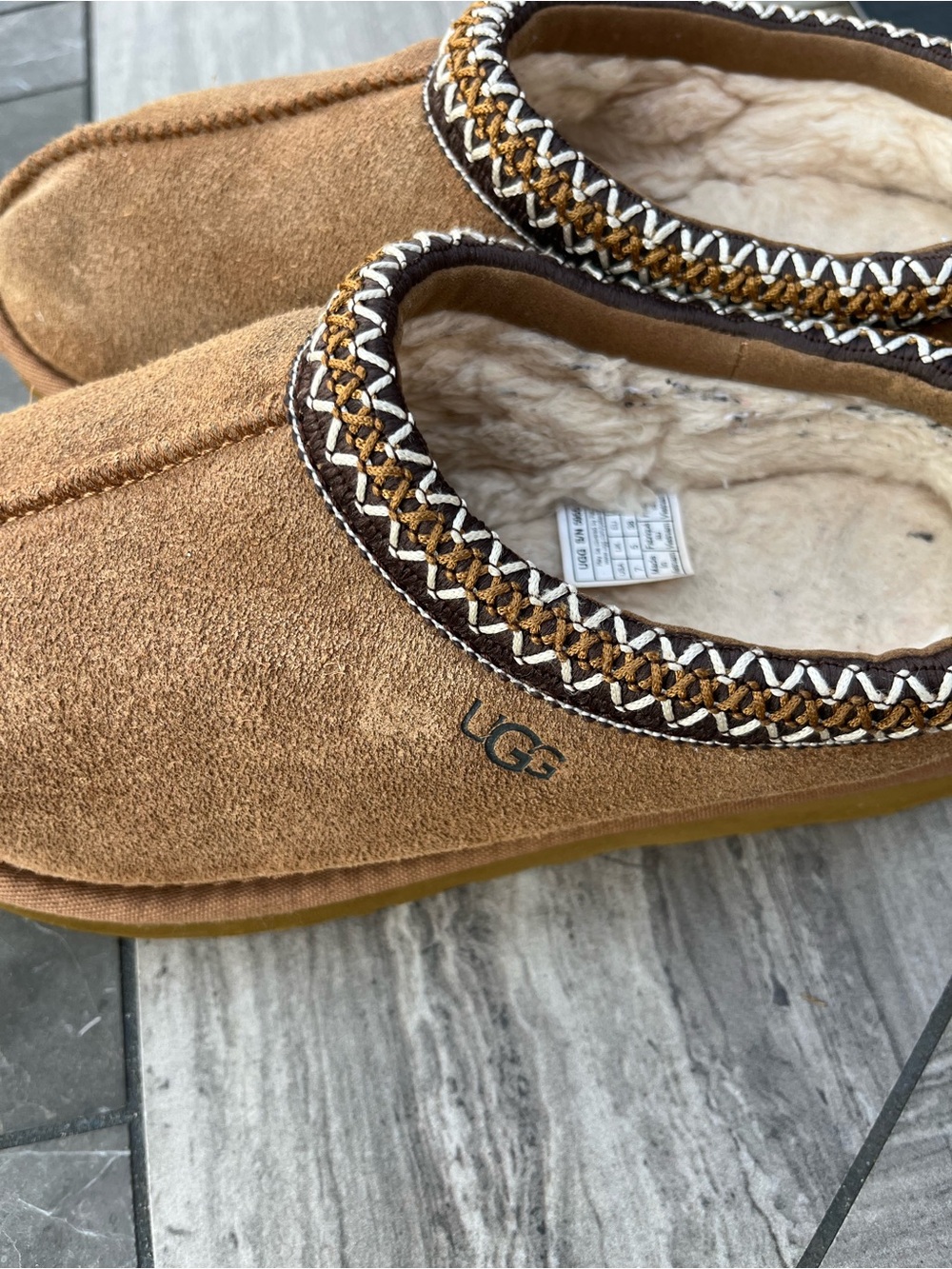 UGG Tasman 11 Suede Slip-On Clog Slippers - Picture 10 of 10